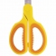 Ножницы BRAUBERG "Original", 185 мм, оранжево-желтые, ребристые резиновые вставки, 236451 - 5