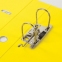 Папка-регистратор BRAUBERG "EXTRA", 75 мм, желтая, двустороннее покрытие пластик, металлический уголок, 228574 - 4