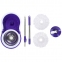 Комплект для уборки: швабра, ведро 7 л/5 л с отжимом центрифуга, 2 насадки, фиолетовый, LAIMA, 607485 - 1