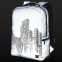 Рюкзак BRAUBERG REFLECTIVE универсальный, светоотражающий, "City", серый, 42х30х13 см, 270757 - 1