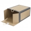 Короб архивный 410х300х200 мм, переплетный картон/бумвинил, завязки, до 1700 л., STAFF, 112162 - 3