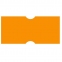 Этикет-лента 21х12 мм, прямоугольная, оранжевая, комплект 5 рулонов по 600 шт., BRAUBERG, 123570 - 2