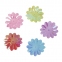 Пайетки для творчества "Цветы", яркие, цвет ассорти, 5 цветов, 22 мм, 20 грамм, ОСТРОВ СОКРОВИЩ, 661286 - 2