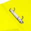 Папка на 2 кольцах BRAUBERG "Neon", 25 мм, внутренний карман, неоновая, желтая, до 170 листов, 0,7 мм, 227457 - 3