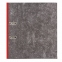 Папка-регистратор BRAUBERG, усиленный корешок, мраморное покрытие, 80 мм, с уголком, красная, 228029 - 1