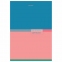 Тетрадь А4, 60 л., BRAUBERG, скоба, клетка, обложка картон, "Color", 404043 - 2