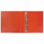 Папка на 4 кольцах с передним прозрачным карманом BRAUBERG, картон/ПВХ, 65 мм, красная, до 400 листов, 223531 - 3