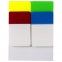 Закладки-выделители листов клейкие BRAUBERG пластиковые, 38х25 мм, 4 цвета х 20 листов, 126696 - 1