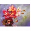 Картина стразами (алмазная мозаика) 30х40 см, ОСТРОВ СОКРОВИЩ "Орхидея", без подрамника, 662563 - 1