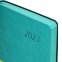 Ежедневник датированный 2023 А5 138x213 мм BRAUBERG "Stylish", под кожу, бирюзовый, 114071 - 4
