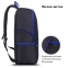 Рюкзак STAFF TRIP универсальный, 2 кармана, черный с синими деталями, 40x27x15,5 см, 270786 - 4