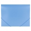 Папка на резинках BRAUBERG "Office", голубая, до 300 листов, 500 мкм, 228078 - 1
