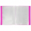 Папка 40 вкладышей BRAUBERG "Neon", 25 мм, неоновая розовая, 700 мкм, 227454 - 2