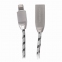 Кабель USB 2.0-Lightning, 1 м, SONNEN Premium, медь, для iPhone/iPad, передача данных и зарядка, 513126 - 2