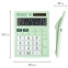Калькулятор настольный BRAUBERG ULTRA PASTEL-12-LG (192x143 мм), 12 разрядов, двойное питание, МЯТНЫЙ, 250504 - 3