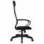 Кресло офисное МЕТТА "SU-B-10" пластик, ткань-сетка, сиденье и спинка мягкие, черное - 2