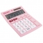 Калькулятор настольный BRAUBERG ULTRA PASTEL-12-PK (192x143 мм), 12 разрядов, двойное питание, РОЗОВЫЙ, 250503 - 5