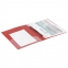 Папка с металлическим скоросшивателем и внутренним карманом BRAUBERG "Contract", красная, до 100 л., 0,7 мм, бизнес-класс, 221783 - 7