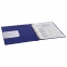 Папка на 4 кольцах BRAUBERG, картон/ПВХ, 40 мм, синяя, до 250 листов (удвоенный срок службы), 228392 - 6