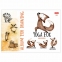 Альбом для рисования А4 24 л., скоба, обложка картон, HATBER, 205х290 мм, "Animals Yoga", 24А4В - 2