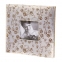 Фотоальбом BRAUBERG свадебный, 20 магнитных листов 30х32 см, под фактурную кожу, бело-золотой, 391126 - 1