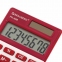 Калькулятор карманный BRAUBERG PK-608-WR (107x64 мм), 8 разрядов, двойное питание, БОРДОВЫЙ, 250521 - 4