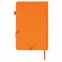 Ежедневник недатированный А5 138x213 мм BRAUBERG "Finest" под кожу, резинка, 136 л., оранжевый, 111873 - 4