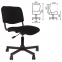 Кресло КР09, без подлокотников, черное, КР01.00.09-101- - 1