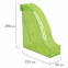 Лоток вертикальный для бумаг BRAUBERG "Office", 255х95х290 мм, тонированный зеленый, 237234 - 9