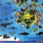 Карта мира "Животный и растительный мир" 101х69 см, интерактивная, европодвес, ЮНЛАНДИЯ, 112372 - 1