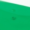 Папка-конверт с кнопкой МАЛОГО ФОРМАТА (240х190 мм), А5, прозрачная, зеленая, 0,15 мм, STAFF, 270464 - 3