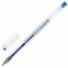 Ручка гелевая BRAUBERG "EXTRA", СИНЯЯ, корпус прозрачный, узел 0,5 мм, линия 0,35 мм, 143902 - 1
