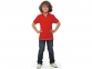 Рубашка поло "Calgary" детская, красный/белый - 1