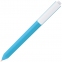Ручка шариковая Corner, голубая с белым - 1