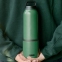 Термобутылка с чашкой Hot & Cold 750, зеленая - 7
