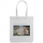 Холщовая сумка «Богиня аквадискотеки», белая - 1