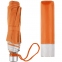 Зонт складной Silverlake, оранжевый с серебристым - 6