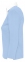 Рубашка поло женская с рукавом 3/4 PANACH 190 голубая - 2