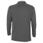 Рубашка поло мужская с длинным рукавом WINTER II 210 черный меланж - 1