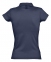 Рубашка поло женская Prescott Women 170, темно-синяя - 3