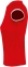 Футболка женская Moorea 170 красная с белой отделкой - 5