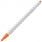 Ручка шариковая Tick, белая с оранжевым - 3