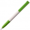 Ручка шариковая Senator Super Soft, белая с зеленым - 2