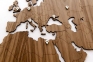 Деревянная карта мира World Map Wall Decoration Exclusive, орех - 5