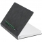 Ежедневник Magnet с ручкой, серый с зеленым - 3