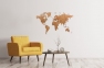 Деревянная карта мира World Map True Puzzle Small, коричневая - 10