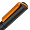 Ручка шариковая Split Black Neon, черная с оранжевым - 9