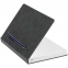 Ежедневник Magnet с ручкой, серый с синим - 3