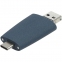 Флешка Pebble Universal, USB 3.0, серо-синяя, 32 Гб - 9