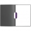Папка Duraswing Color, серая с фиолетовым клипом - 5